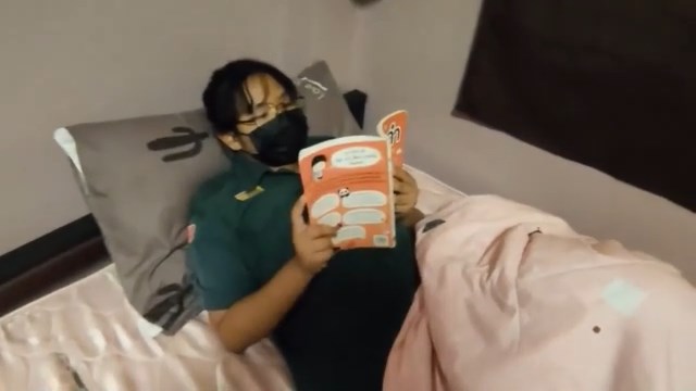 Viral Asian Best Lagi Baca Buku Disodok Abang